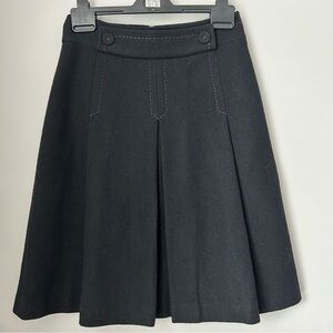 JEFEN Pleated Wool Skirt